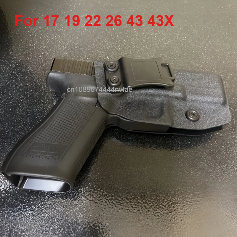 

Тактические внутренние кобуры для скрытого ношения на поясе для G1*CK 17 19 22 26 43 43X с клипсой для ремня, для одинарных и двойных патронов, для правой руки