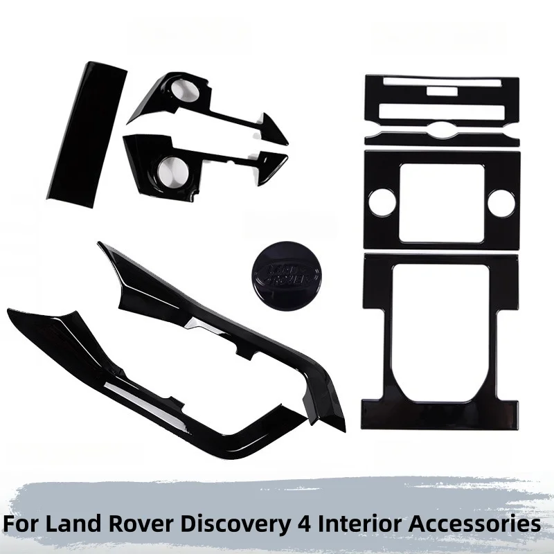 For Land Rover Discovery 4 LR4 2010-2016 ABS Silver Kit Body Trim Center Console Steering Wheel Outside Mirror Accessories