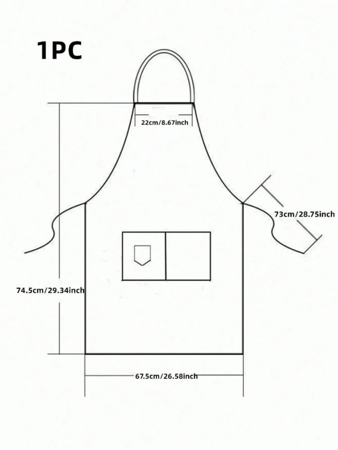 Fashion Canvas Kitchen Aprons For Woman Men Chef Work Apron For Grill Restaurant Bar Shop Cafes Beauty Nails Studios Waiter