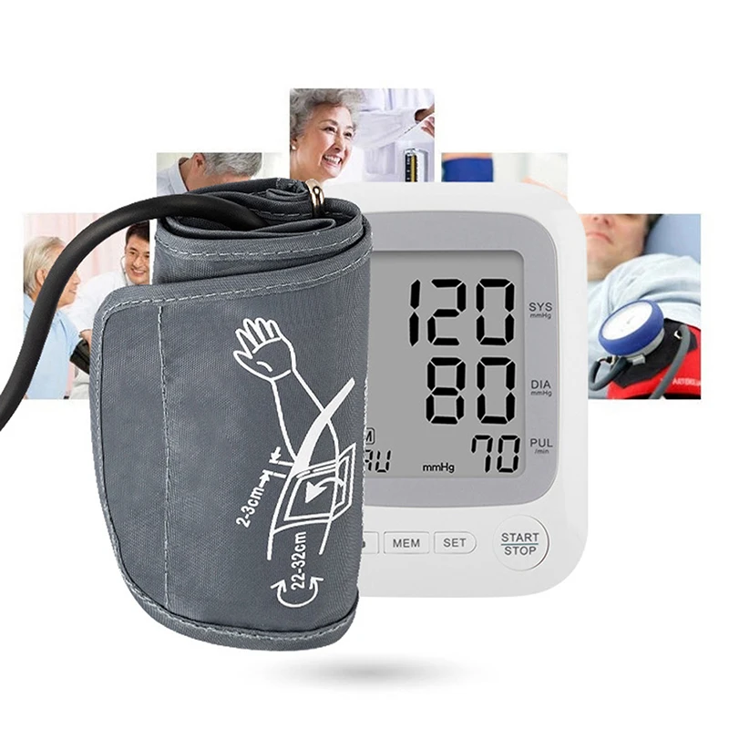 1 Pc professionale portatile 22-32CM polsino del braccio per muslimdigital Blood Pressure Monitor Cuff strumenti per la salute domestica