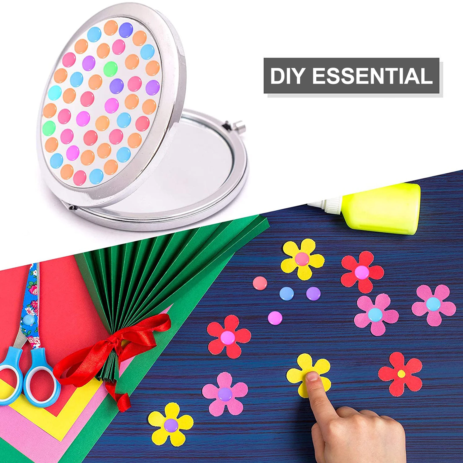 

5 set Tips Chart Round Color Cards Clear Display Plate For Manicure Salon Home Use Chic Nail Art Tool Color Display Board Nail