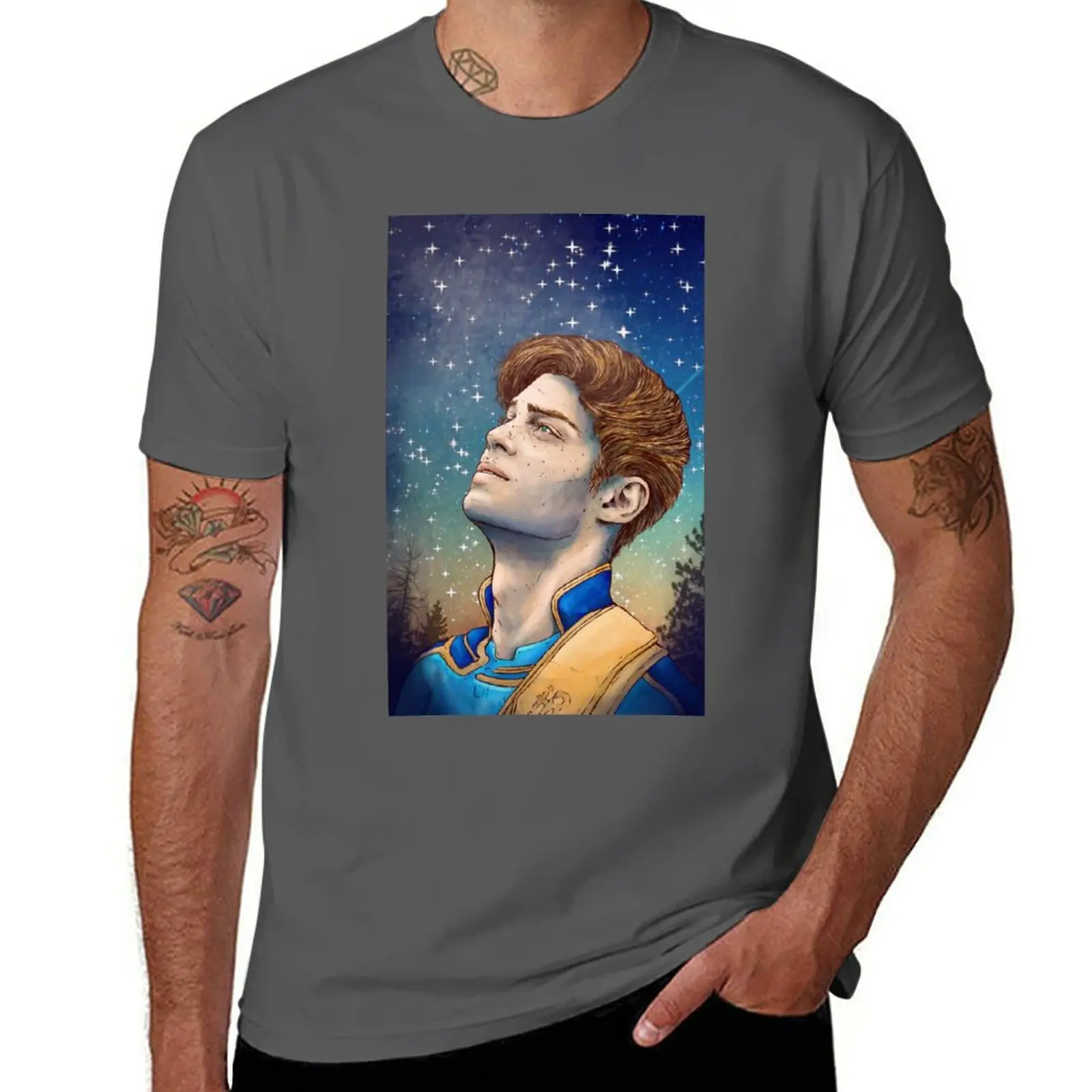 New Star Gazing T-Shirt funny t shirt customized t shirts men t shirts