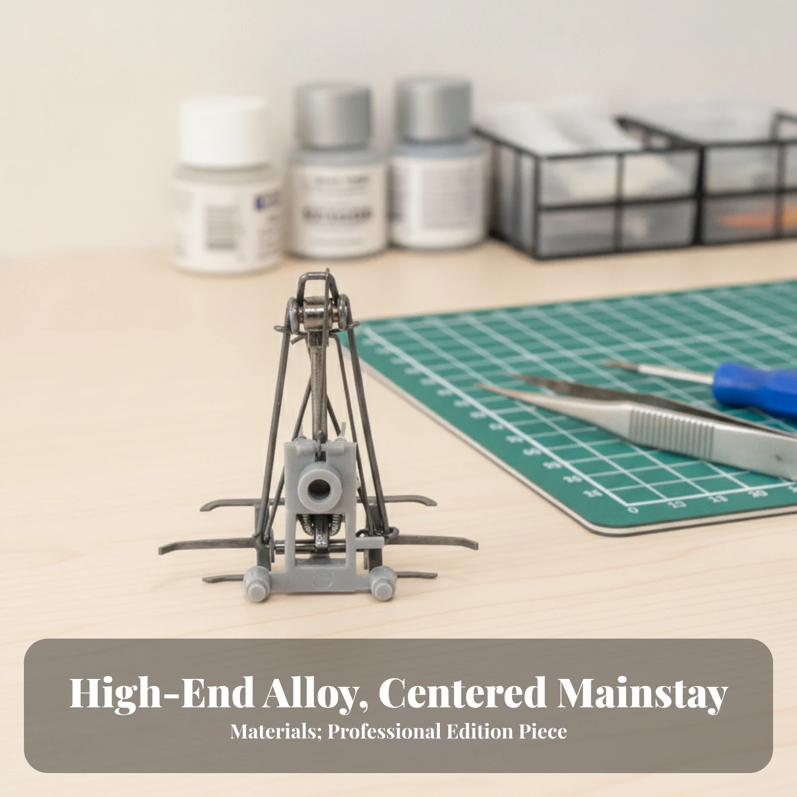 Train Antenna Frame Conductive Single-Arm Antenna Frame HO Scale Train Part for Railway Hobbyists