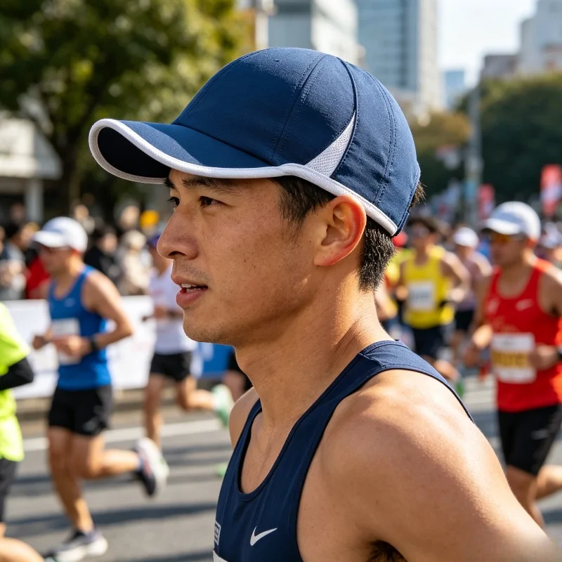 

GADIEMKENSD Stretchy Fabric Running Hat Vented Mesh Cap for Outdoor Performance Active Lifestyle M48