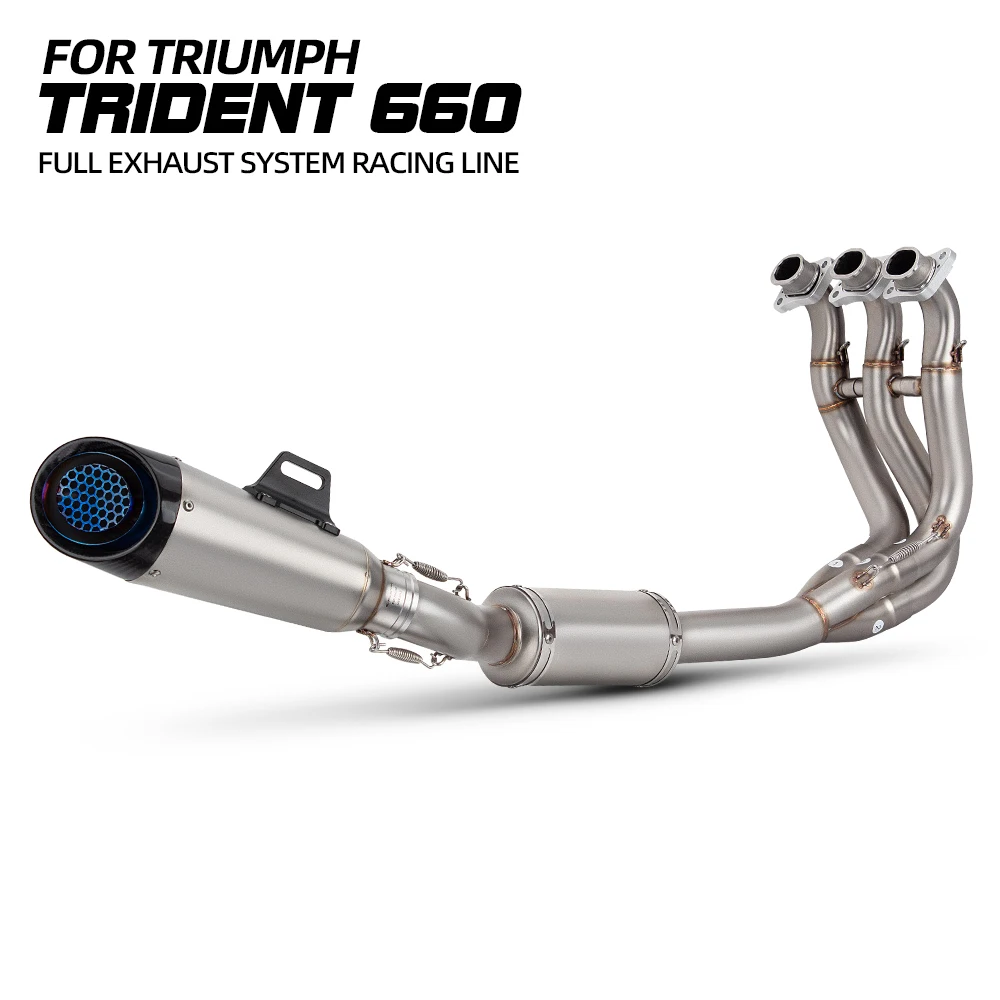 

Выхлопная система Daytona 660 для мотоциклов Triumph Trident 660, Tiger Sport 660 (2021-2026): комплект с коллекторами и глушителем