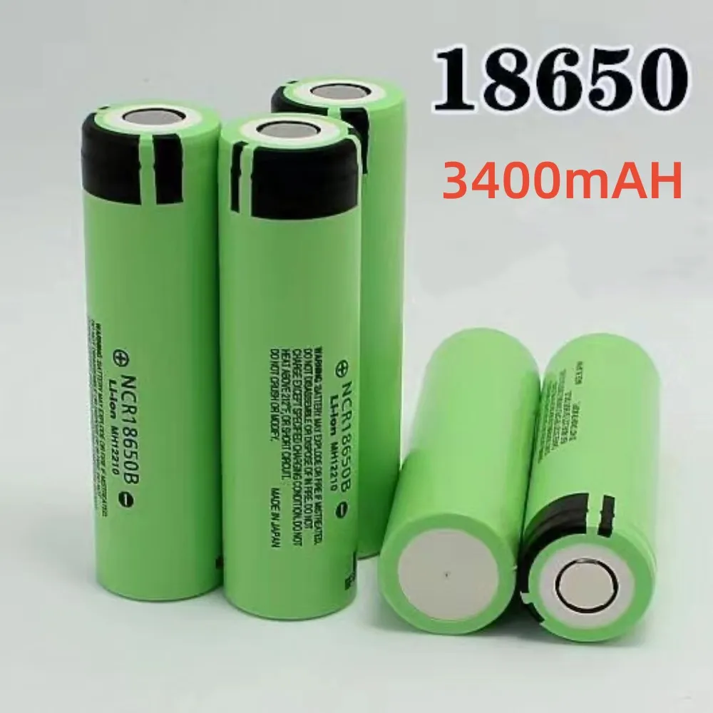 100% batteria NCR18650B 3.7V 3400mAh 18650 batteria