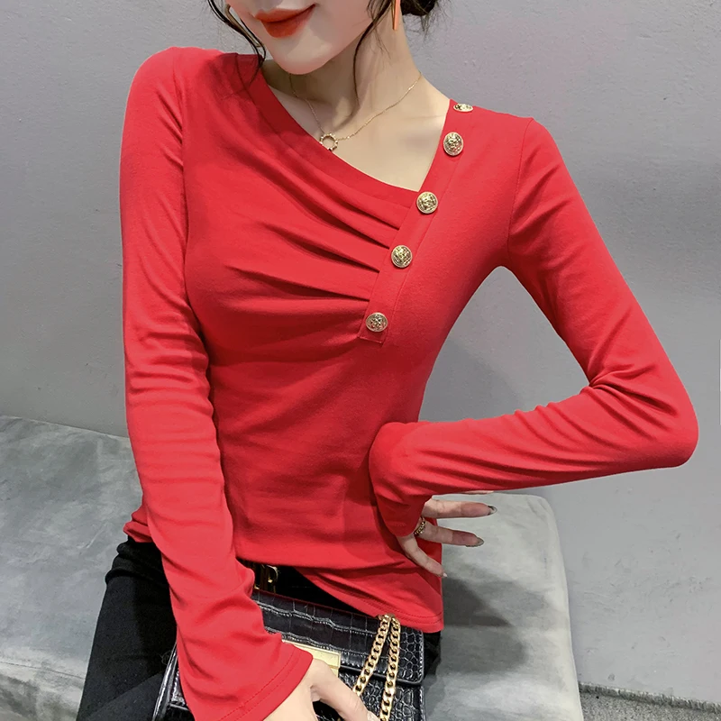 

New Korean Fashion Casual Mesh See-through Splicing Hot Fix Woman Tshirts Women Sexy Tops Female Ladies Slim Clothes BPyK9311