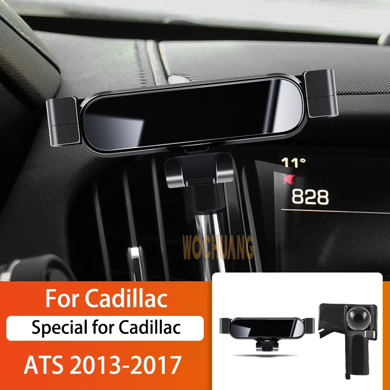 

Car Mobile Phone Holder For Cadillac ATS 2013-2017 360 Degree Rotating GPS Special Mount Support Navigation Bracket Accessories