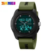 SKMEI 2199 LED Waterproof Digital Sport Watch for Men Military Countdown Mens Wristwatches Electronic Clock 1762 Reloj Masculio