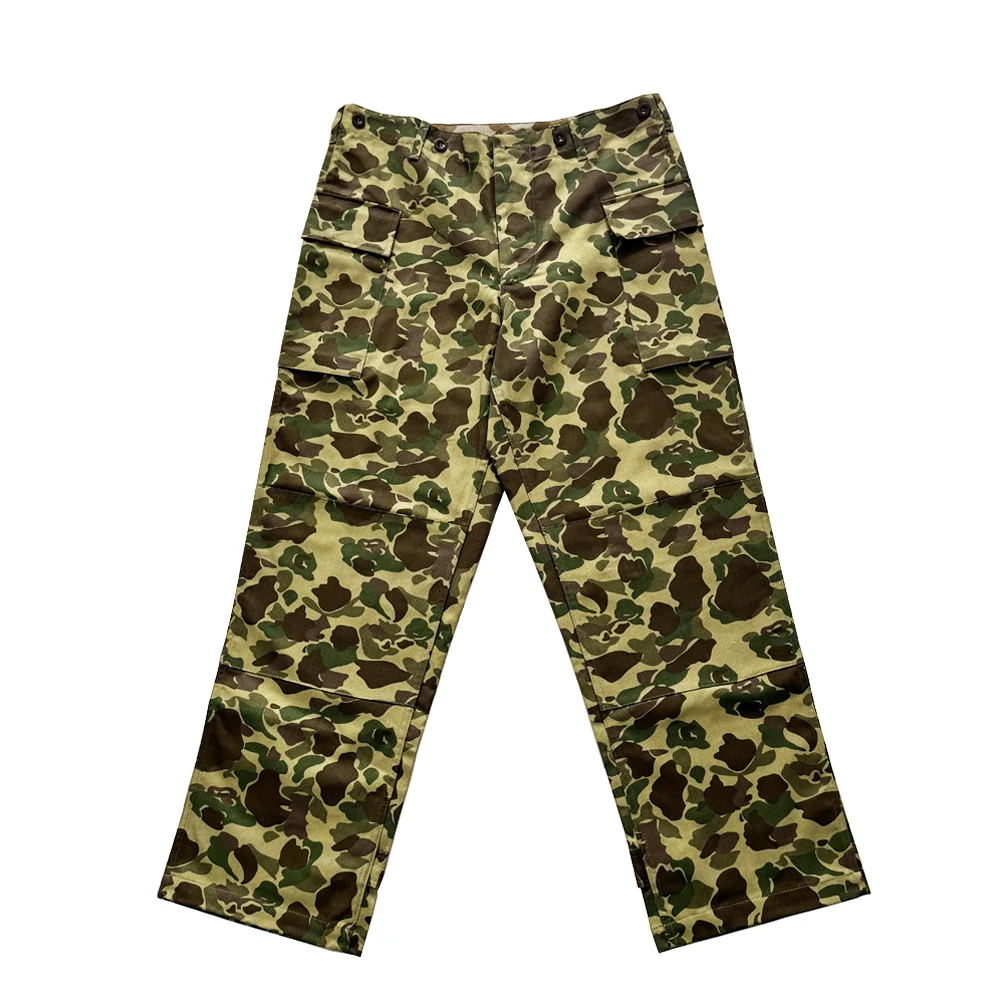 Pantalón camuflaje militar EE.UU. Segunda Guerra Mundial vintage - imagen 4