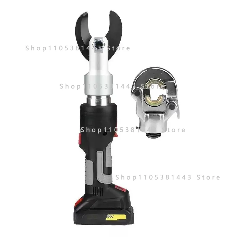 Cortadora Hidráulica Eléctrica con Herramientas de Prensado de Terminales, 18V 3.0Ah EK-40C, Cortadora Hidráulica Recargable para Cables
