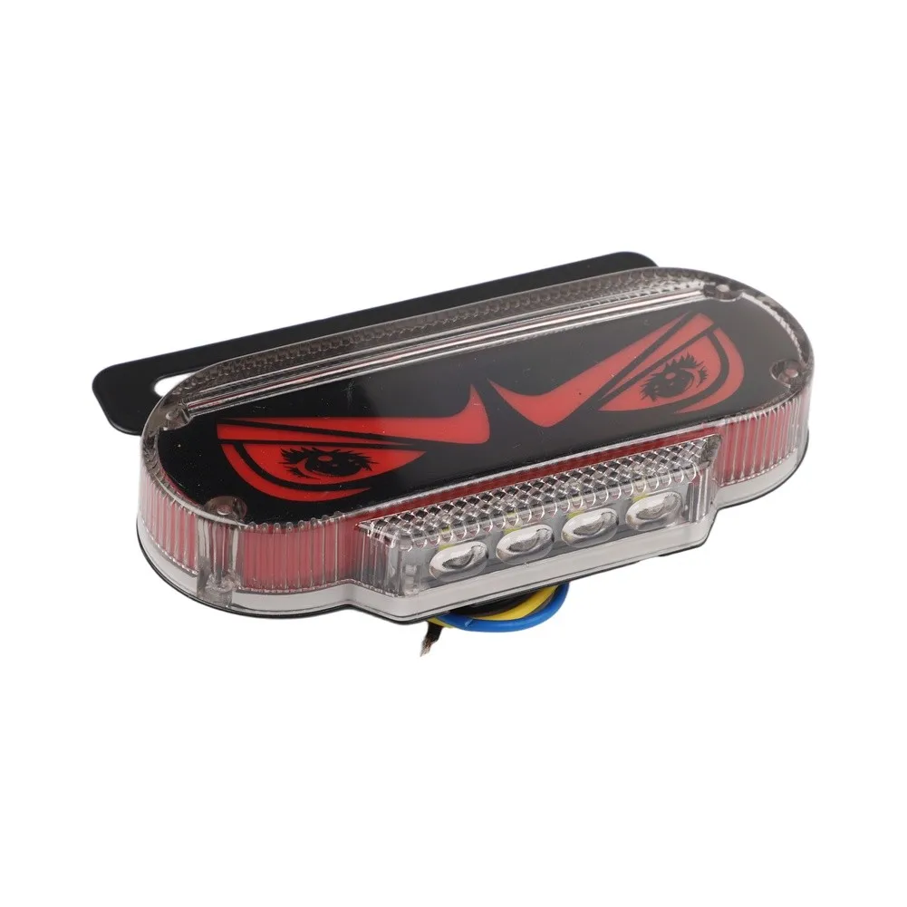 Smash-resistant Lamp 12 24V Trailer Light Cool Effects for Devil Eye Patterns Various Light Colors Bottom-lit Lamp Beads