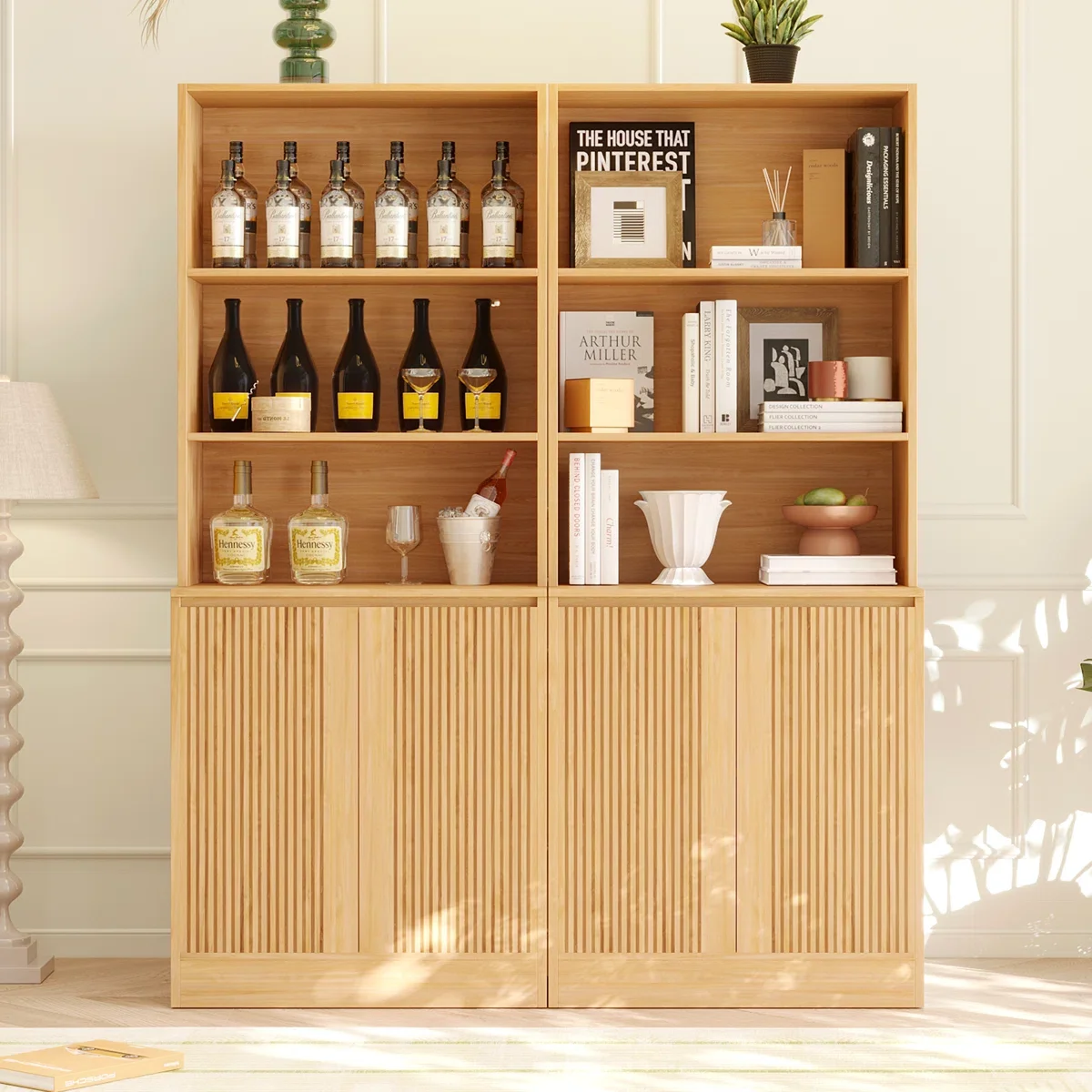 Modernes Luxus-Design Innen Möbel Wohnzimmer Holz Büro Regal Bücherregal