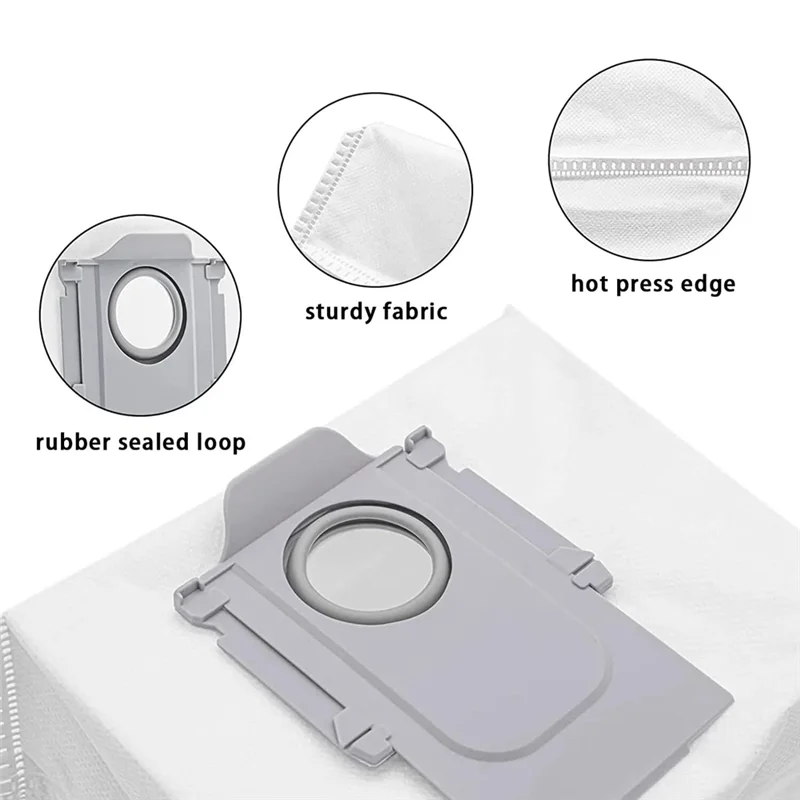 A83G-22PCS Мешки для пыли для Roborock Saros 10/10R, Q Revo, Qrevo S/Slim, S8 Maxv Ultra, S8 Max Ultra, детали пылесоса