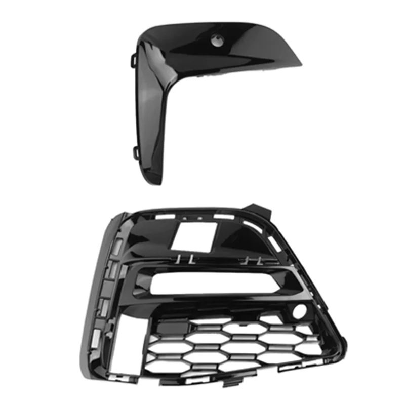 

AB56-Front Bumper Fog Light Grille +Trim Fog Light Frame For BMW 3 Series G20 G28 320Li 325Li 2019-2022