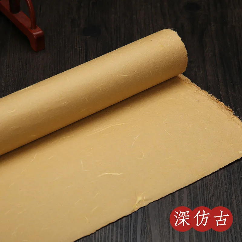 Flower Tea Fiber Rice Paper Chinese Claborate-style Freehand Brushwork Painting Half-Ripe Xuan Paper Calligraphy Creation Papier