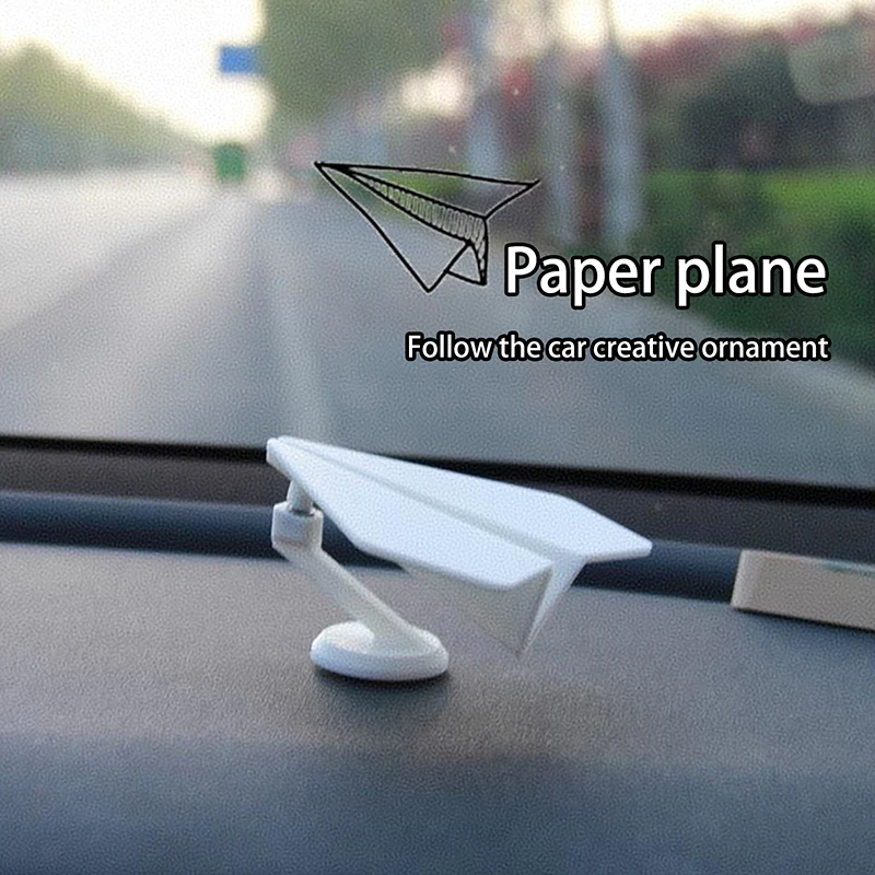 

Paper Airplane Decor Rotating Decorative Toy Tabletop Centerpieces 3D Printed Inertia Toys Cool Automotive Decoration For Living