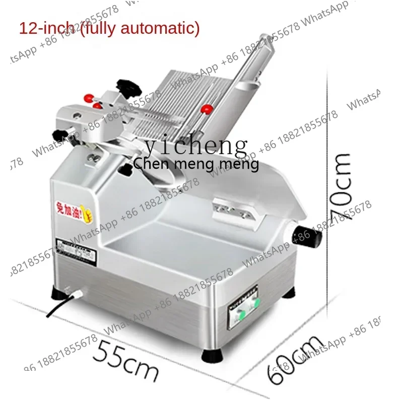 Hot sales Cooked Beef Slicer Commercial Semi-automatic Hot Pot Restaurant Meat Slicer Electric Sliced Meat Machine