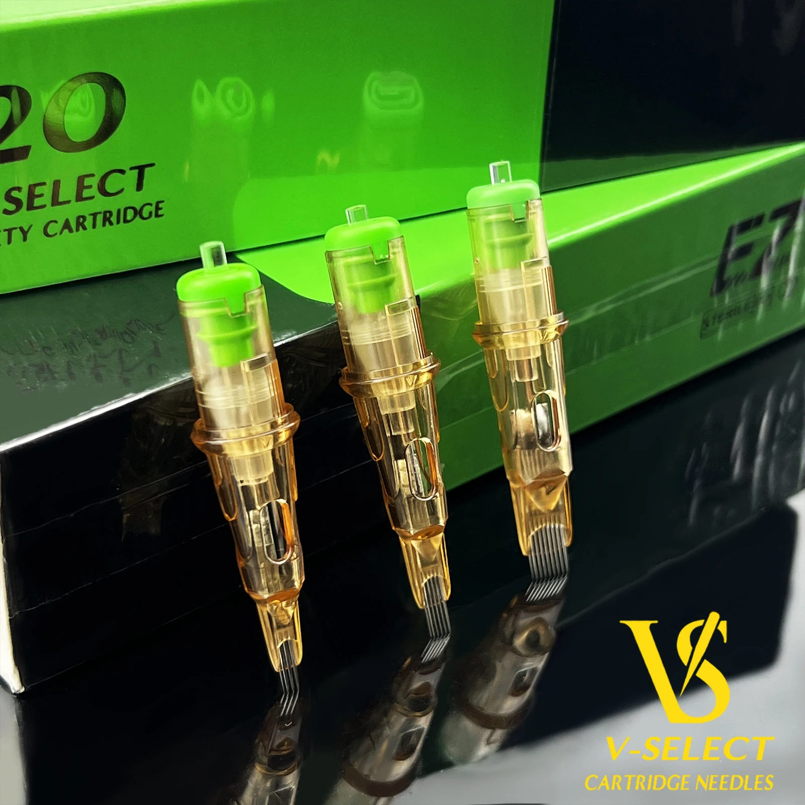 EZ V-Select إبر خرطوشة الوشم # 12 0.35 مللي متر ماغنوم M1 إبر الوشم المعقمة القابل للتصرف لآلة الوشم القبضات 20 قطعة/صندوق #3