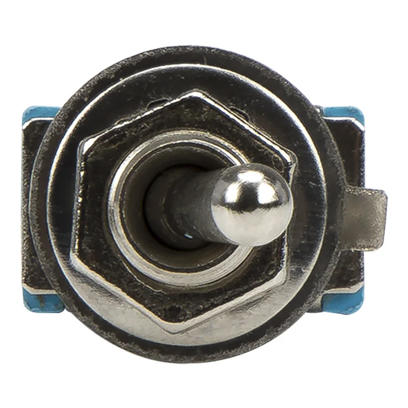 10 teile/los MTS-101 perforieren durchmesser 6 mm selbst-lock 2 pin AUF-OFF SPST 2 positionen kippschalter