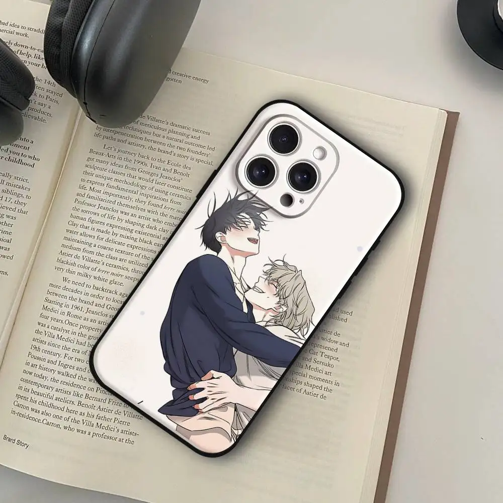 الكورية كاريكاتير منخفضة المد الشفق جراب هاتف آيفون 17 16 15 11 12 13 14 برو ماكس 16 زائد 12 Mini 7 8 XR XS 15Pro ماكس غطاء #5