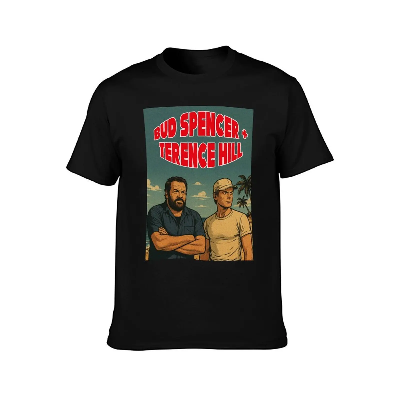 Bud Spencer, Terence Hill T-Shirt cotton t shirts man 100% man tshirt cotton t shirts high quality T-Shirt