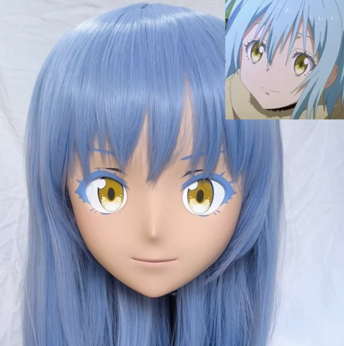 

(GLA012) Customize Character Crossdress Female/Girl Resin Half/Full Head With Lock Cosplay Japanese Anime Role Kigurumi Mask