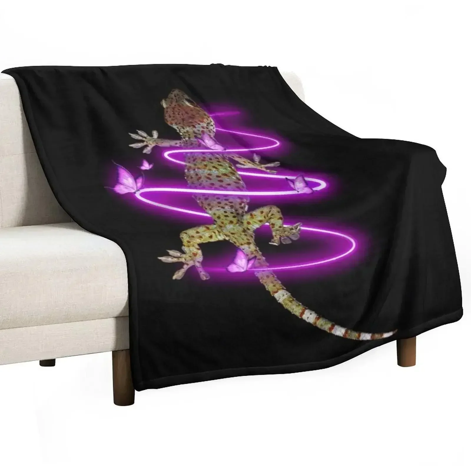 

Lizard Throw Blanket Flannel Sofa Soft Big Single Blankets