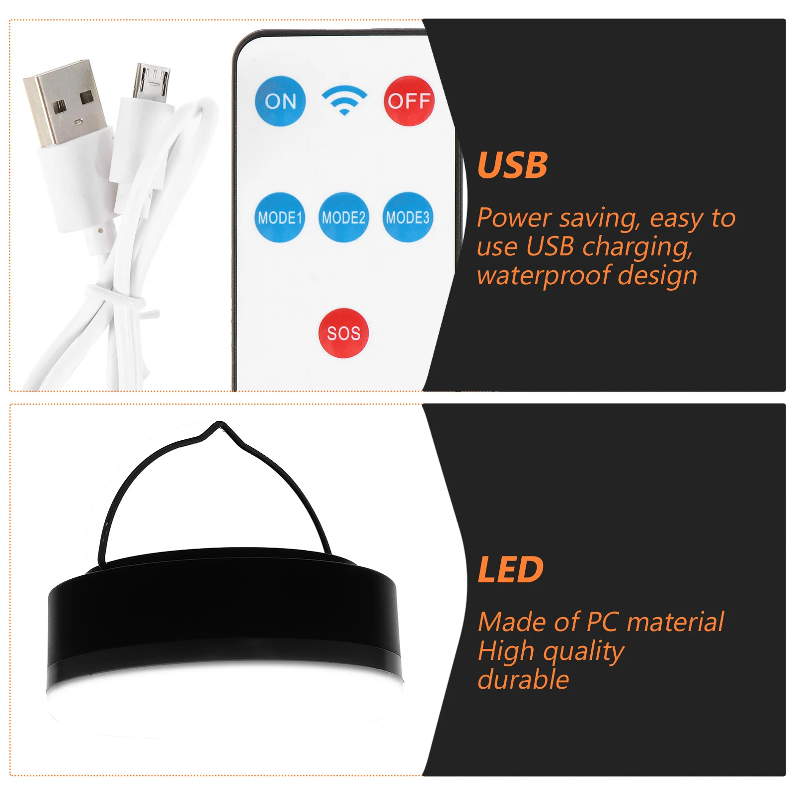 

1Set Solar Camping LED Light Bright Portable Lantern Outdoor Emergency Household Lighting Gift Camping Solar Light