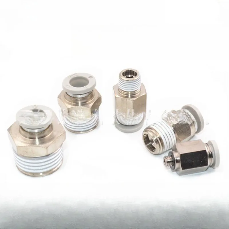 Parts for AirTAC Threaded Through Quick Plug Coupling APC6-M5 APC6-01 APC6-02/03/04