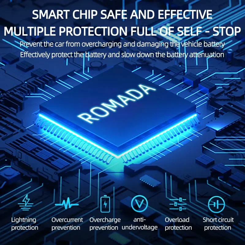 Romada type2 IEC62196-2 para veículo elétrico 7kw 32a ev carregador portátil 3m 5m 10m 15m 20m cabo evse cee plug wallbox adaptador
