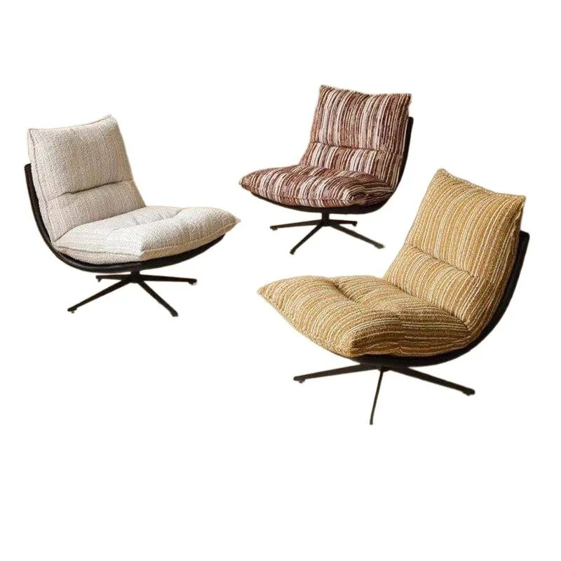 Single sofa leisure chair removable and washable retro simple balcony living room rest