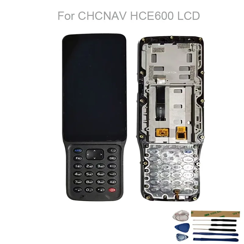 Original For CHCNAV HCE600 Data Collector LCD Display Touch Screen With Flame And Buttons Digitizer Assembly