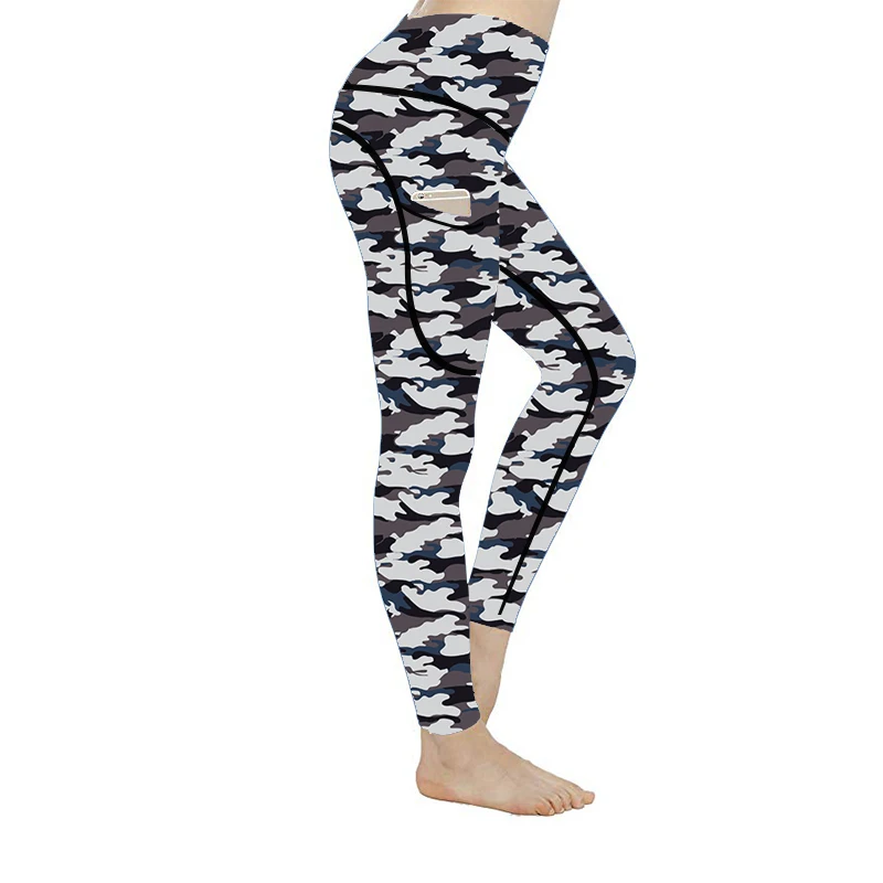 TOIVOTUKSIA-Pantalones con estampado de leche para mujer, mallas negras, estilo de verano, Material de piel suave, nueve