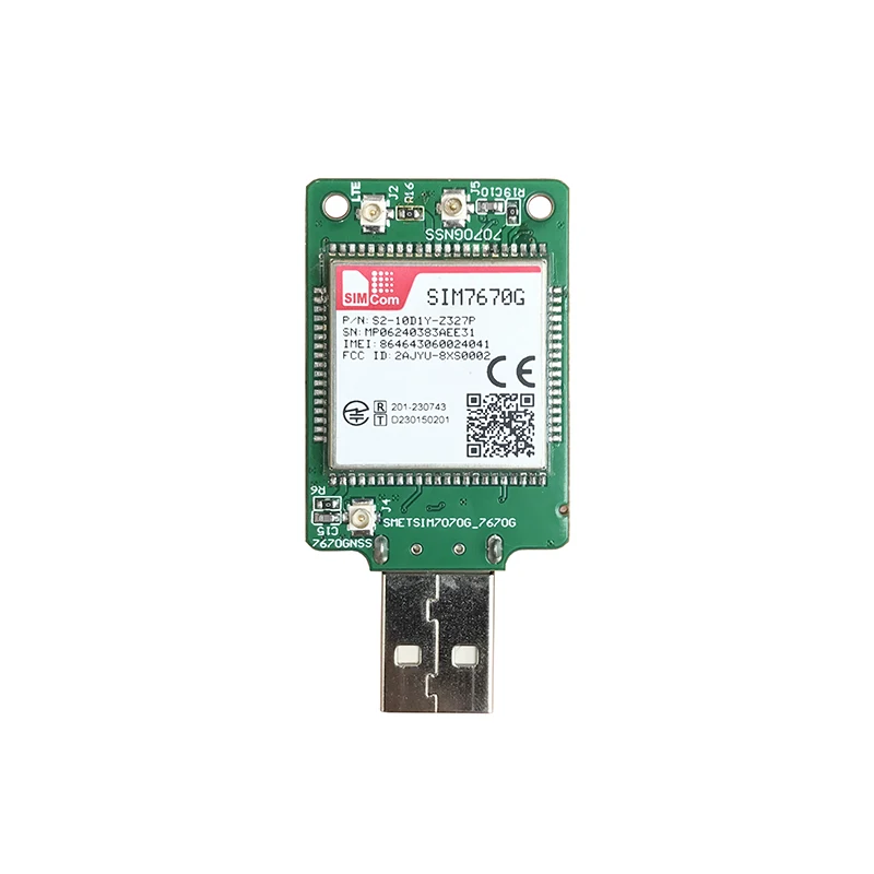 SIMCOM SIM7670G-MNGV 4G LTE Cat1 module,USB Dongle for Global  Support GPS