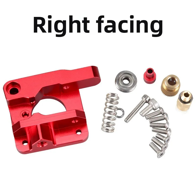 Full Metal Extruder Aluminum Block for 3D Printer, CR-10 Remote Extruder Parts for 1.75mm/3mm Filament