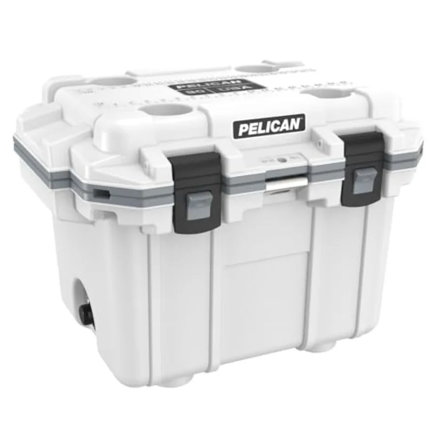 

Изотермический контейнер Elite Cooler на 30 кварт для активного отдыха, прочный, изолированный, черный, сохраняет лед до 7 дней