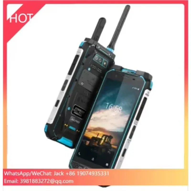 Aoro M5 Shenzhen بالجملة 3g و 4g الهاتف الذكي 5 كجم طويلة المدى اتجاهين راديو Comunicador أفضل خلية وعرة الهاتف اسلكية تخاطب