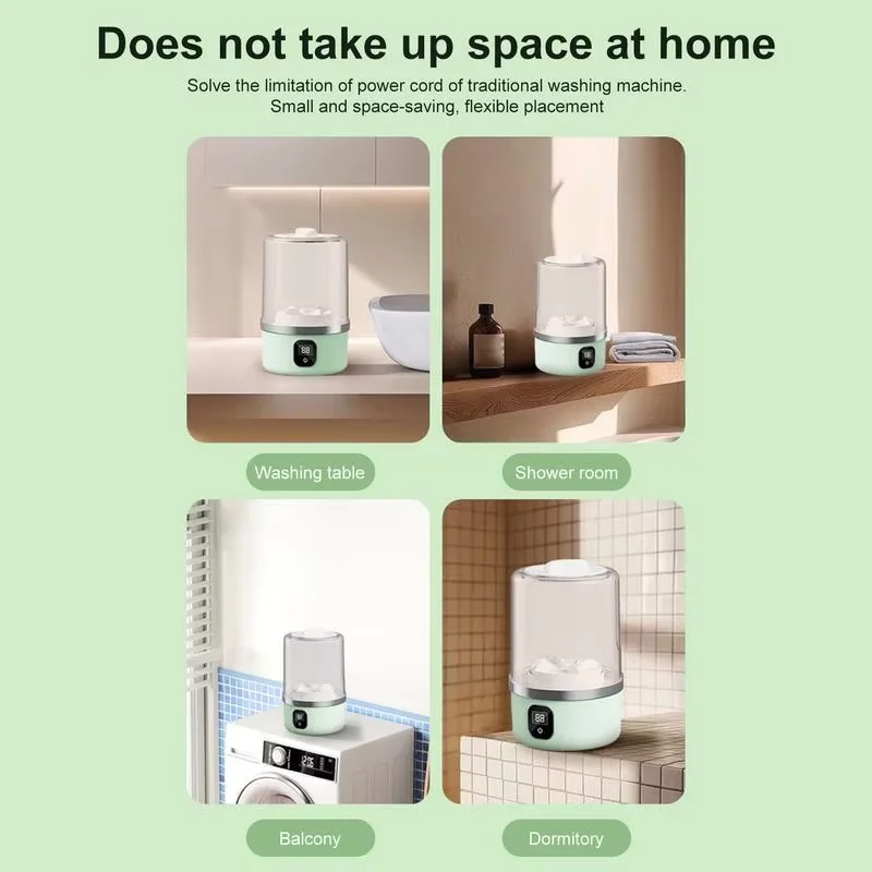 غسالة صغيرة محمولة، غسالة غسيل مدمجة للمساكن، السفر، التخييم، الفنادق، الشقق، أداة تنظيف الملابس