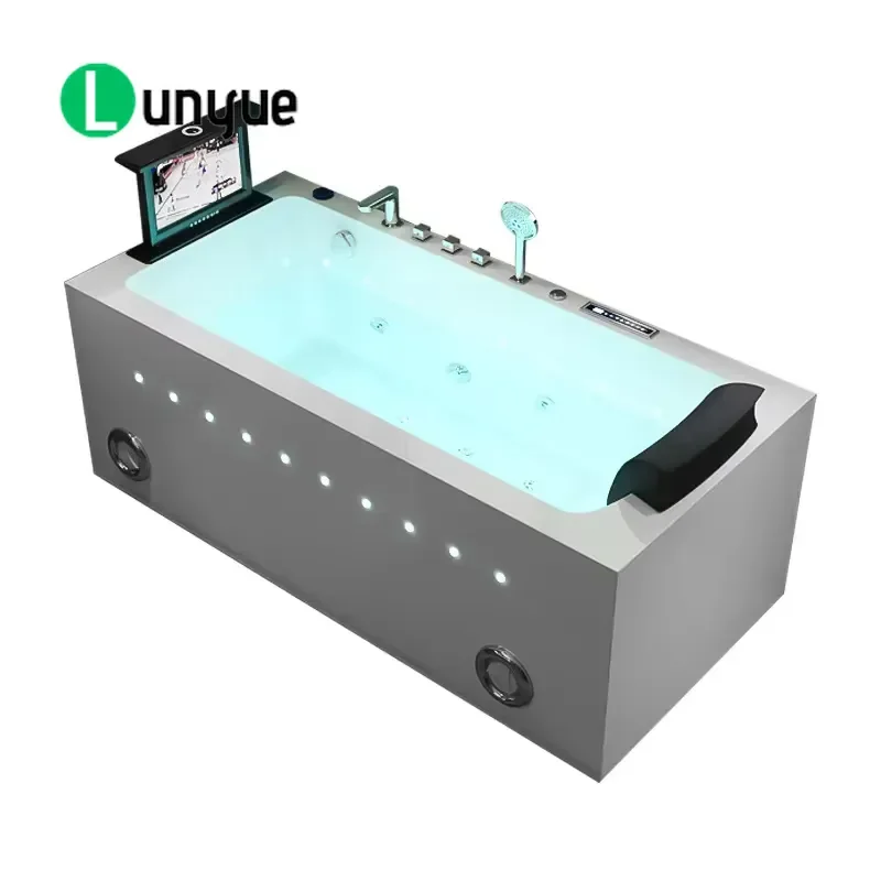 European Style Freestanding Spa Multi Nozzle Hot Tub for Villa Family Home Use Luxury Outdoor Indoor Bathing