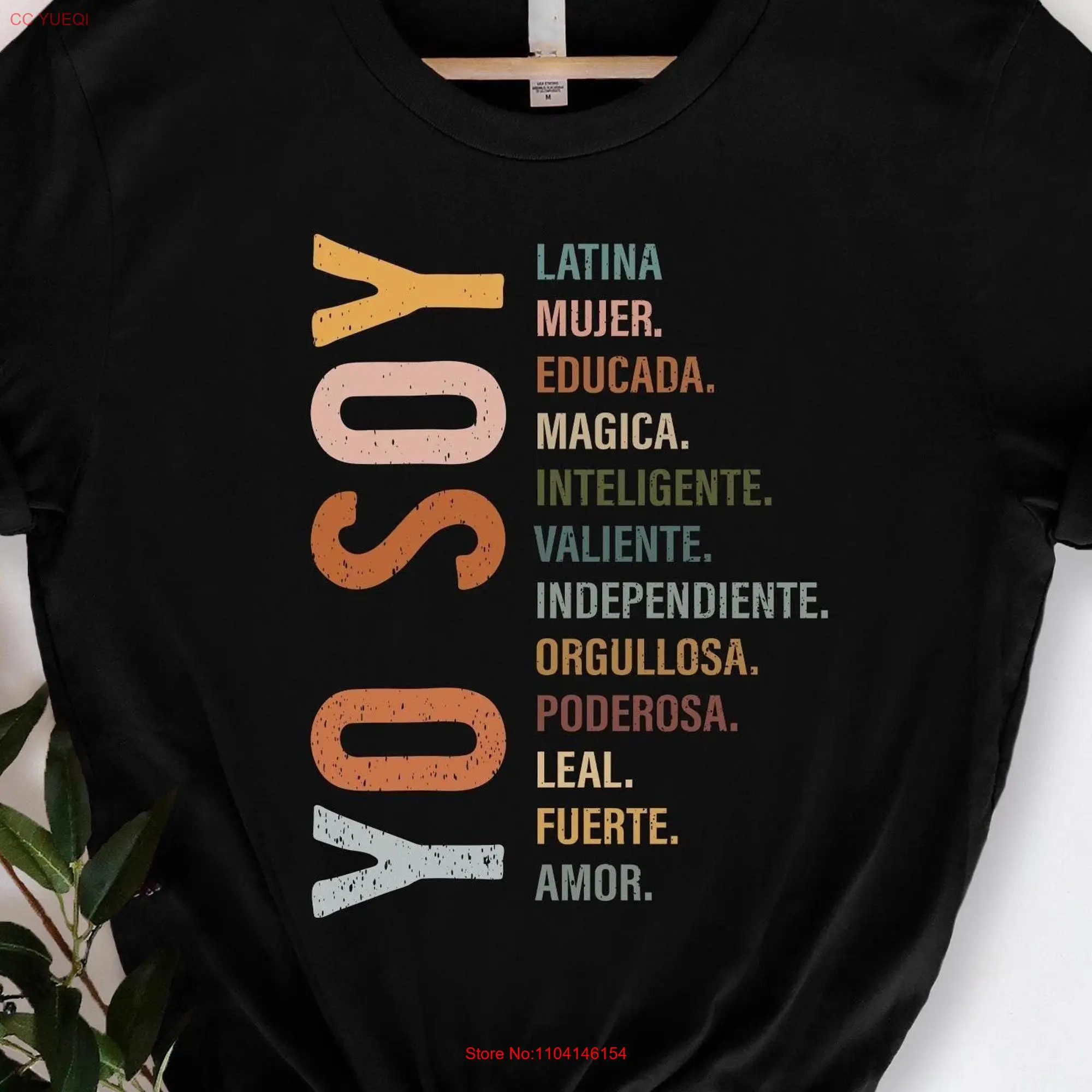 Yo Soy T Shirt Latina Mexico Mujer For Hispanic Chingona Spanish Mexican long or short sleeves