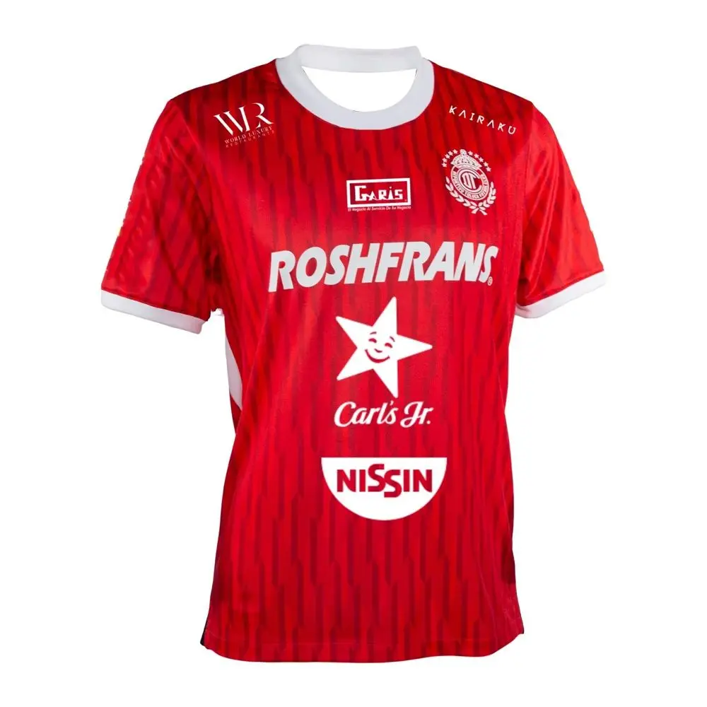 

25-26 Новая мужская футбольная рубашка Deportivo Toluca, молодежная детская спортивная футбольная форма большого размера, дышащая футбольная форма унисекс, крутая