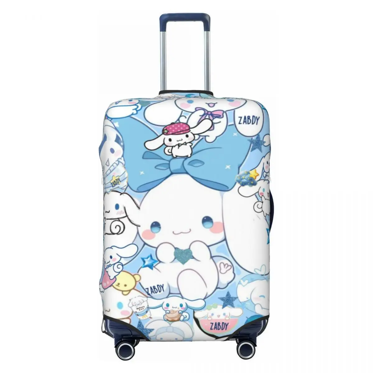

Custom Cinnamoroll Cartoon Luggage Cover Protector Fashion Travel Suitcase Covers for 18-32 Inch