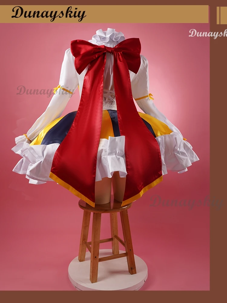 M circo i Costume Cosplay ku Torta carino gonna soffice Abito da festa da sera femminile Set completo Parrucca di alta qualità Uniforme Halloween