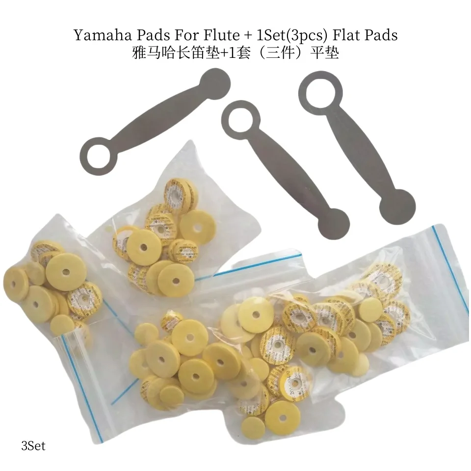 3Set Yamaha Pads For Flute + 1Set(3pcs) Flat Pads Tool For Flute