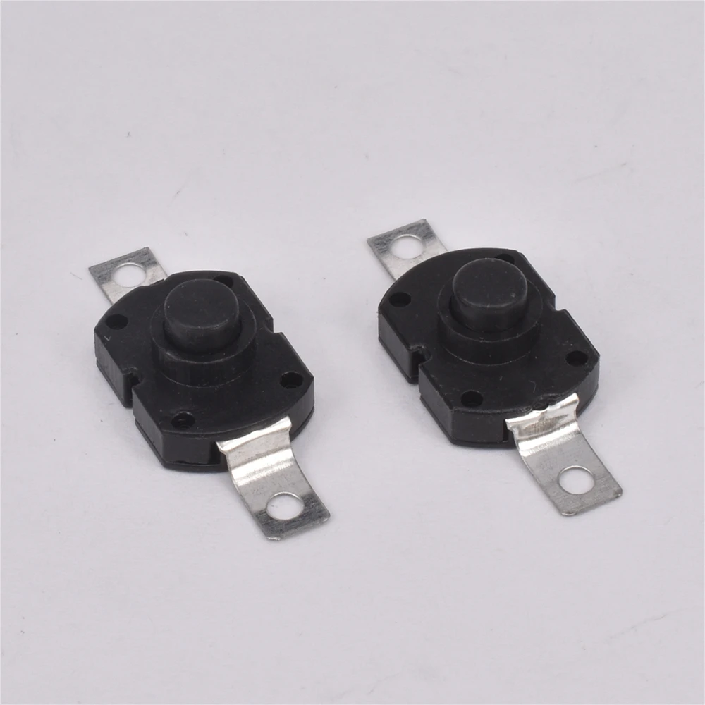 10/20pcs Push Button Switch 1712-KD 30V 1A Flashlight Switch LOCK 17X12X9.5MM Table lamp Switch Flashlight Button Switch ON-OFF