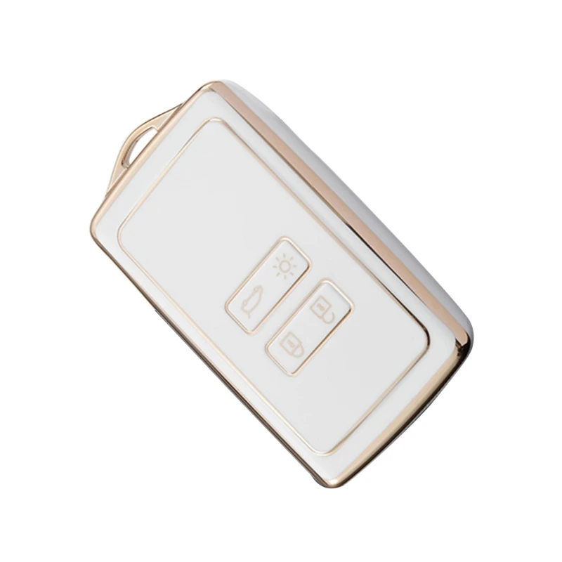 Replacement TPU Key Card Holder Compatible For Espace/Tce/300 4 Buttons Remote Intelligent Fob Cover Shell Auto Car Part