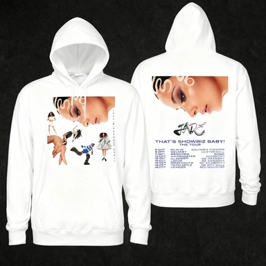 

Jade That's Showbiz Baby! Tour2025 Hoodie new style JADE Printing Casual Sweatshirt With Pocket Fleece Clothes Unisex Punk Hoody