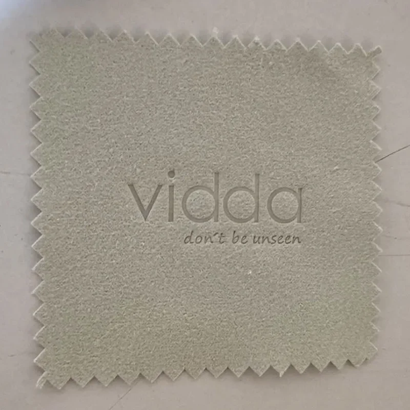 300-1000 stücke benutzer definiertes Logo 8x8cm Tiefdruck Schmuck Reinigung Poliert uch Messing polierer für Platin Silber Gold Reiniger