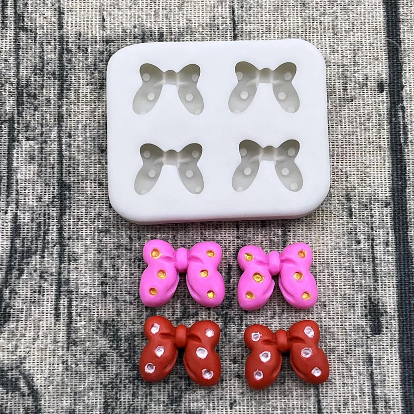 Bows Silicone Sugarcraft Mold Cookie Cupcake Chocolate Baking Mold Fondant Cake Decorating Tools